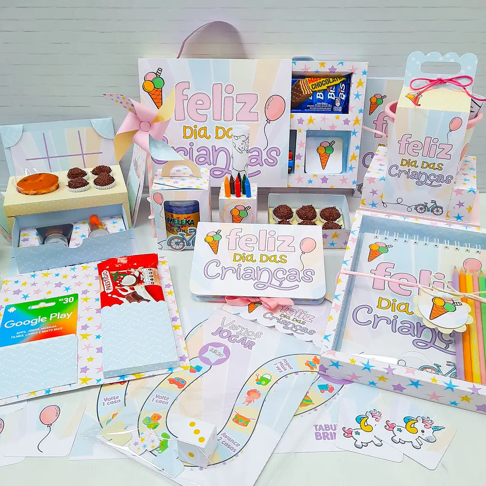 Arquivo de Corte Kit Dia das Crianças Menina 1