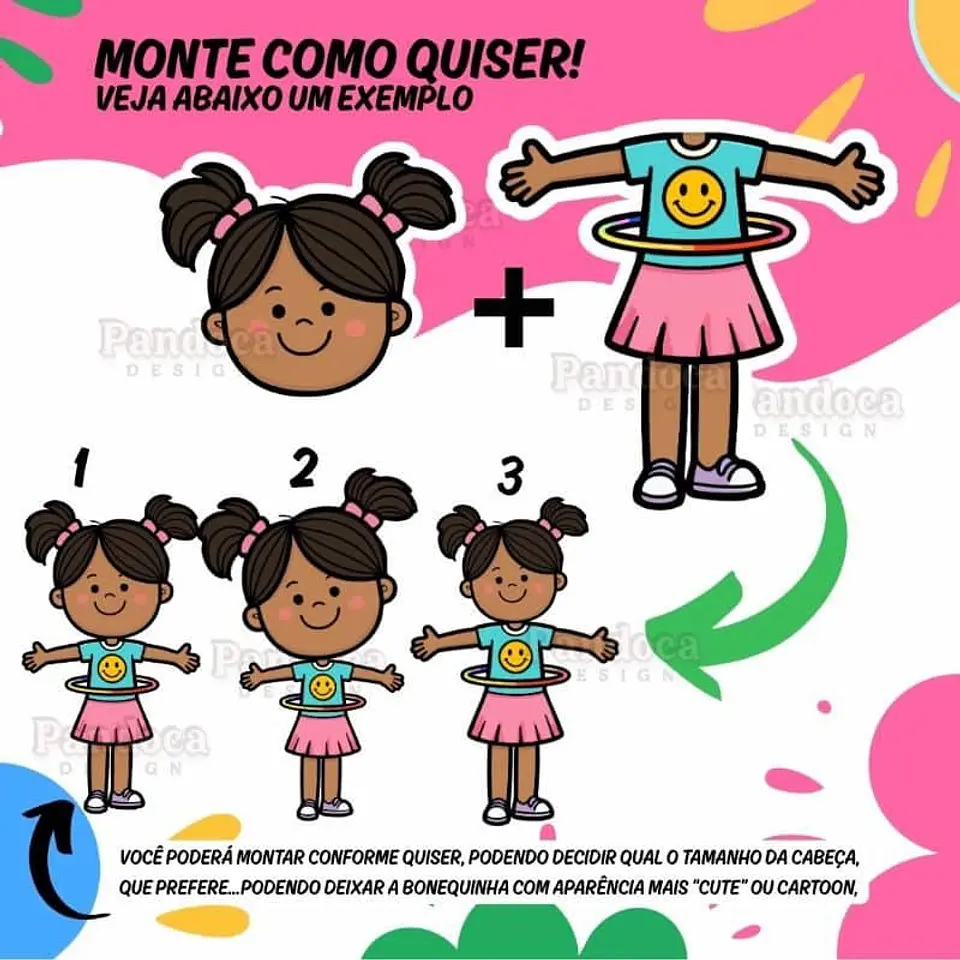 Arquivo Digital Kit Digital Bonequinhas 4