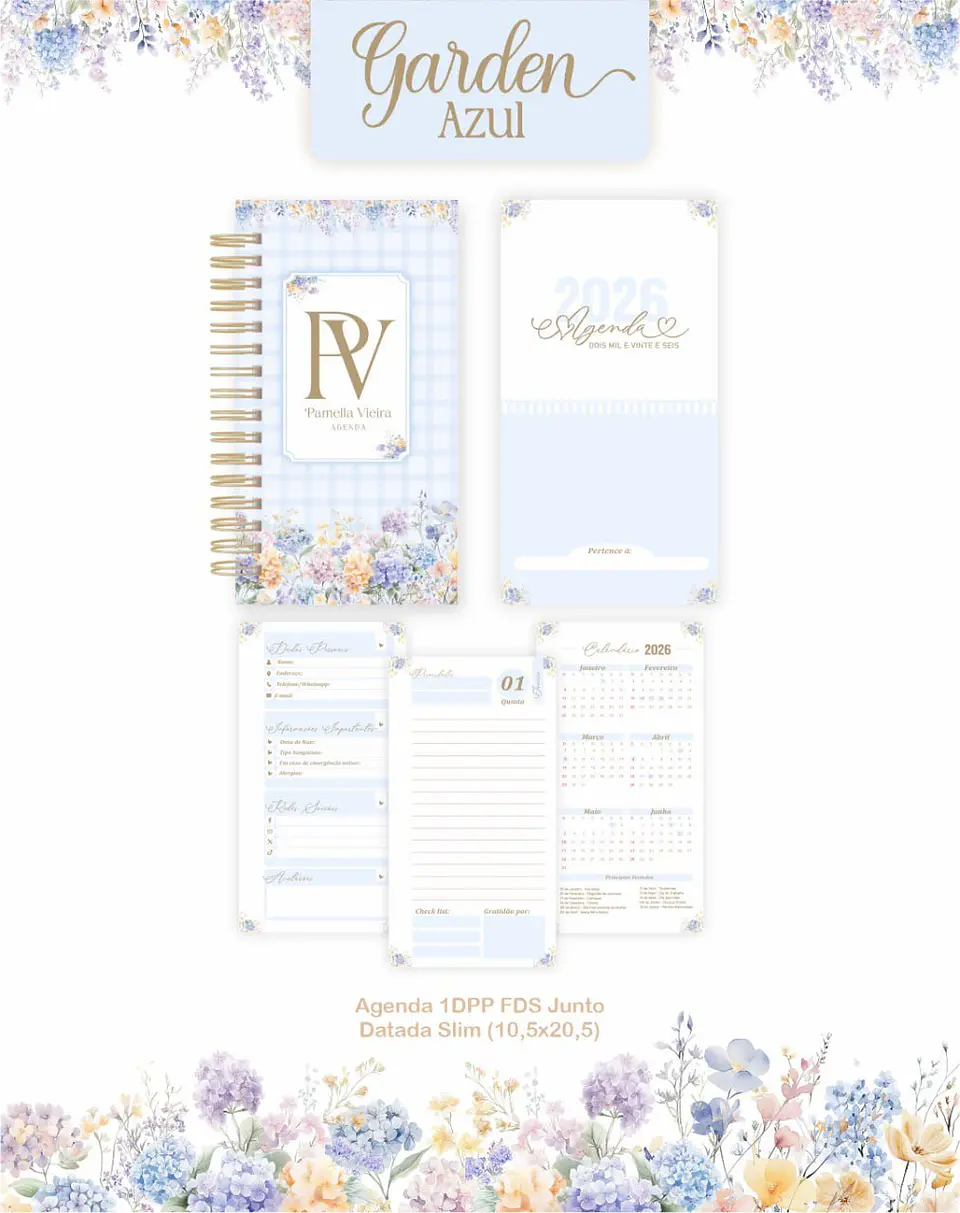 Arquivo Garden Azul – Agendas | Planners 2026 3