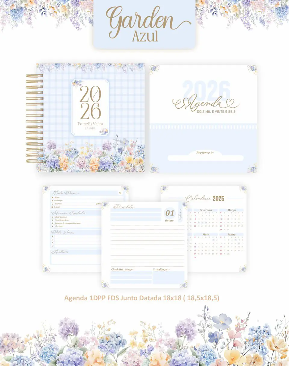 Arquivo Garden Azul – Agendas | Planners 2026 4