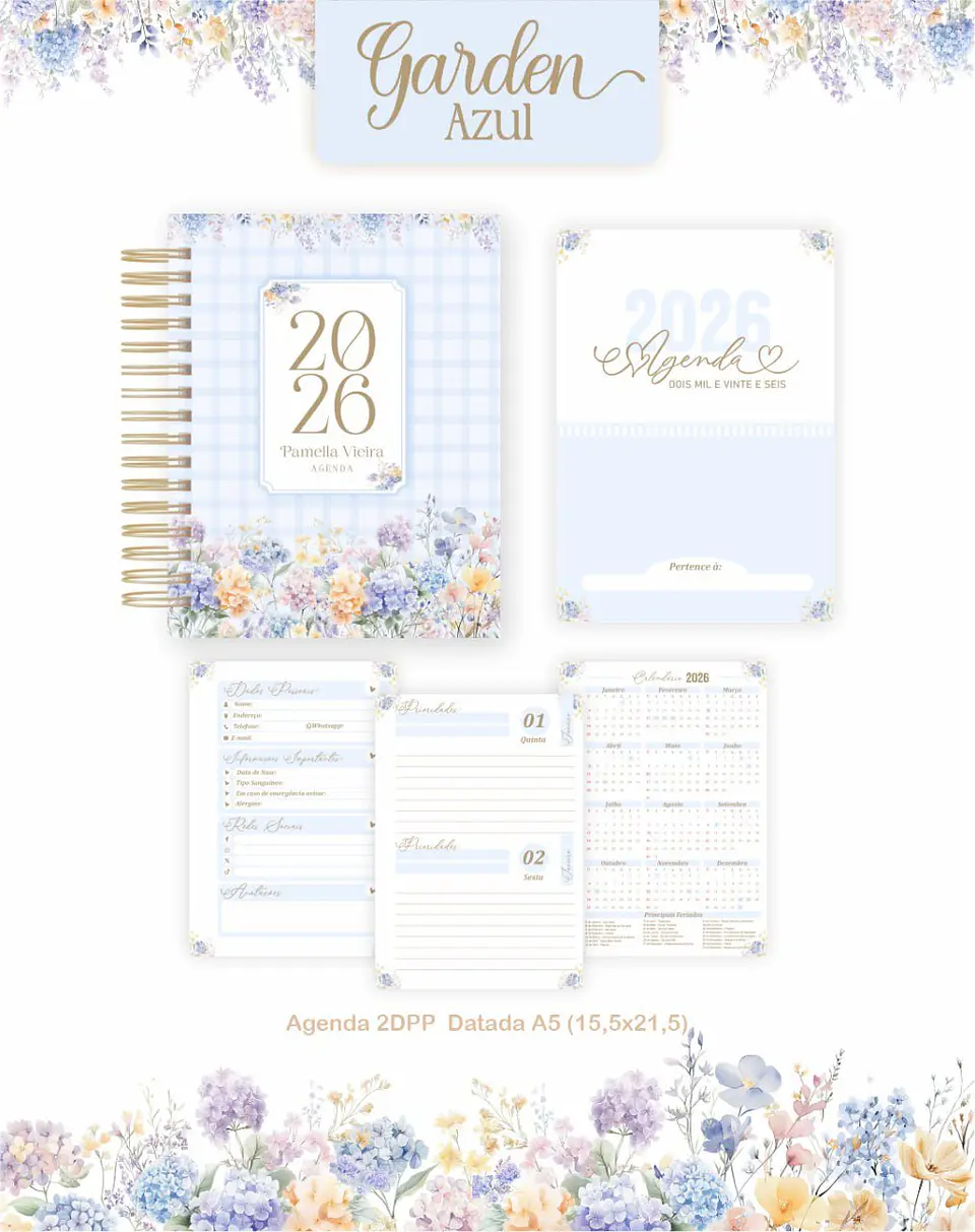 Arquivo Garden Azul – Agendas | Planners 2026 5