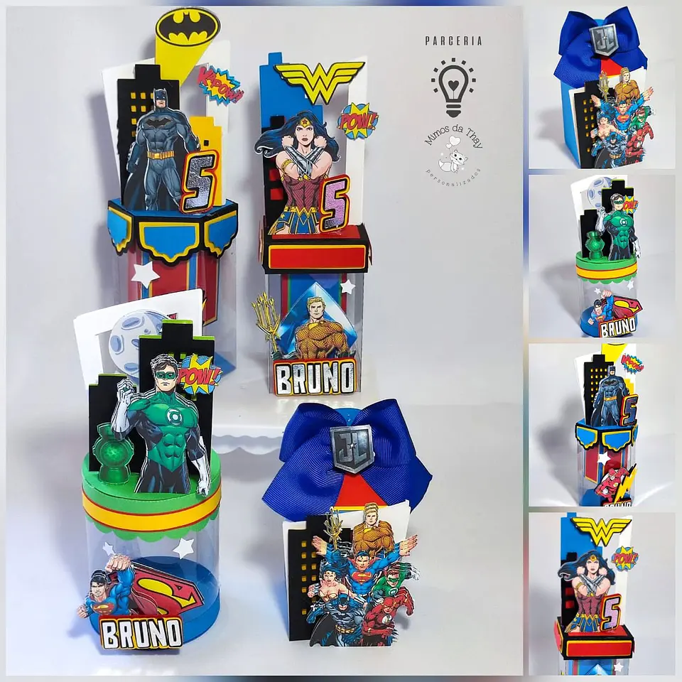 Arquivo de Corte Kit Festa Liga da Justiça 1
