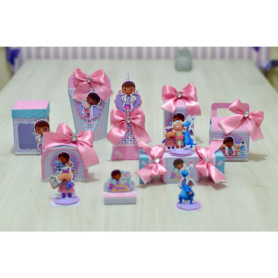 Arquivo de Corte Kit Festa Doutora Brinquedos 1