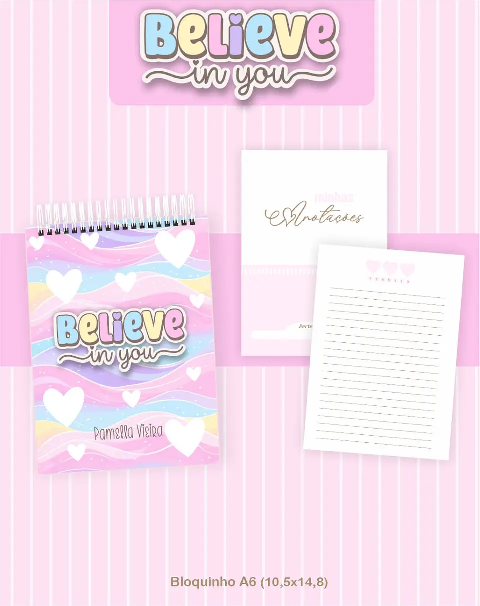 Arquivo Digital Planners e Agendas 2026 Believe in you 8