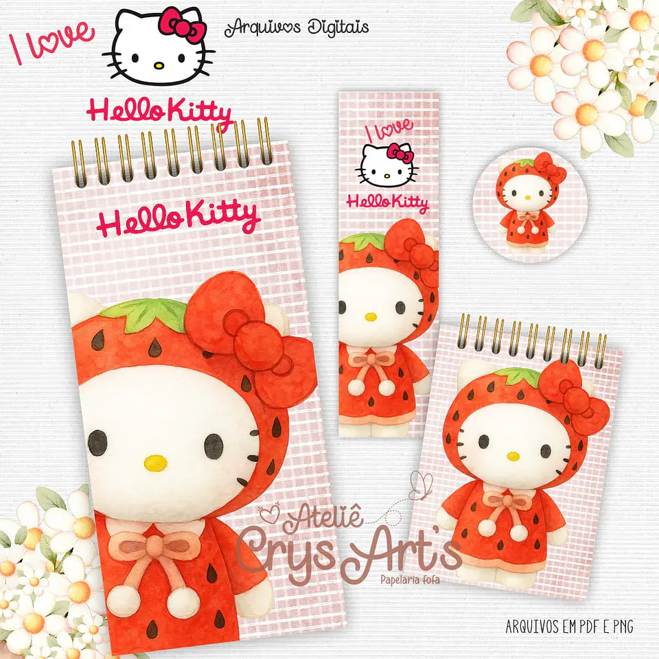 Arquivos Digitais I Love Hello Kitty 3