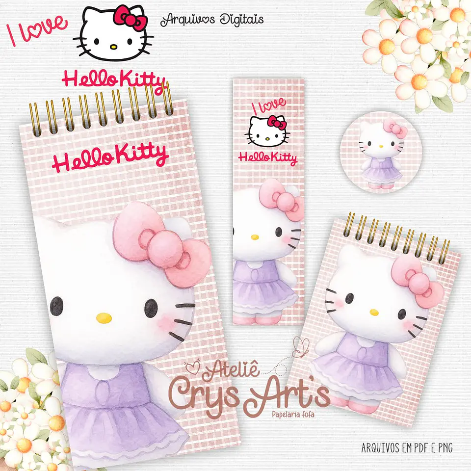 Arquivos Digitais I Love Hello Kitty 4