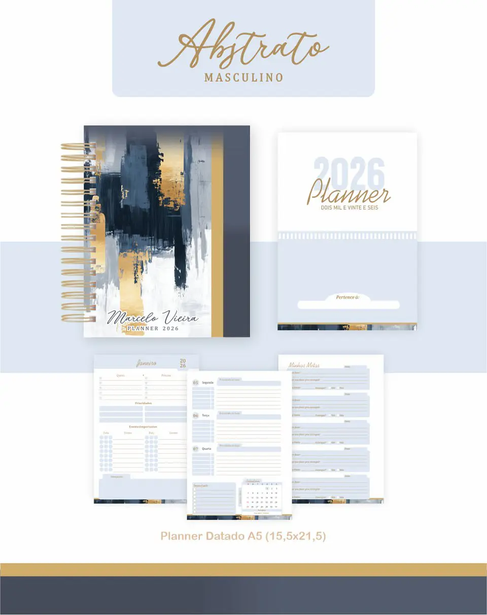 Arquivo Agenda Abstrato Masculino 2