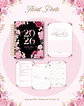 Arquivo Digital Planners e Agendas 2026 Floral Preto - Thumbnail 4