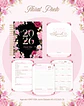 Arquivo Digital Planners e Agendas 2026 Floral Preto - Thumbnail 7