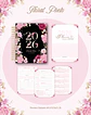 Arquivo Digital Planners e Agendas 2026 Floral Preto - Thumbnail 8