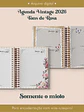 Arquivo Digital Agenda Vintage 2026 Tons de Rosa Wireo/Espiral - Thumbnail 1