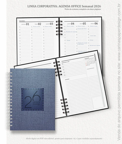 Arquivo Digital Miolo Agenda Office Semanal 2026