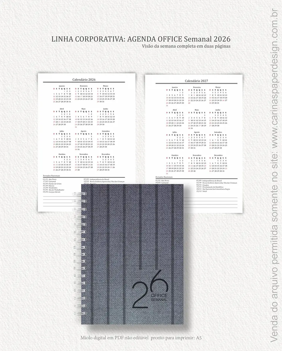 Arquivo Digital Miolo Agenda Office Semanal 2026 3