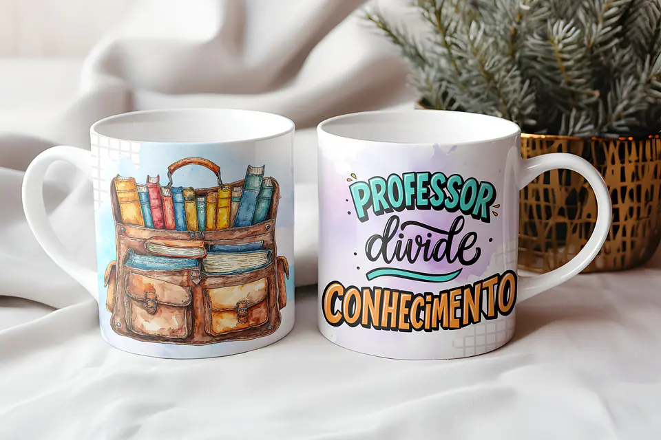 Arquivo Digital Caneca Professores Ilustrações 6
