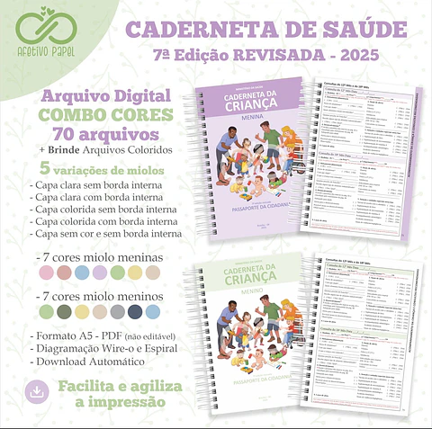 Arquivo Digital Caderneta de Saude 7ª Edição Revisada 2025