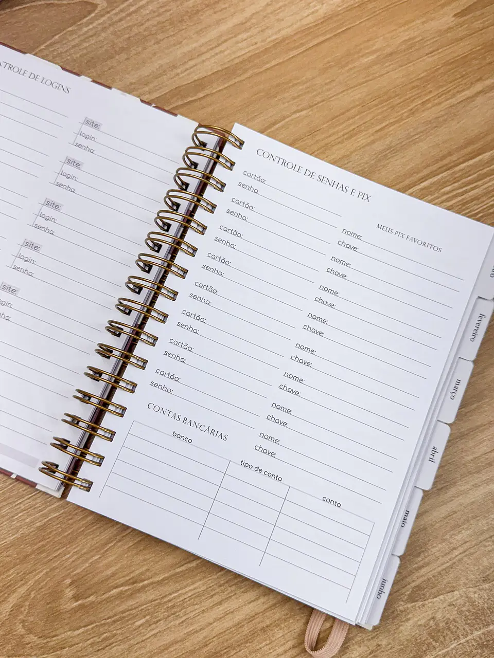 Arquivo Planner A5 Neutro 2026 8