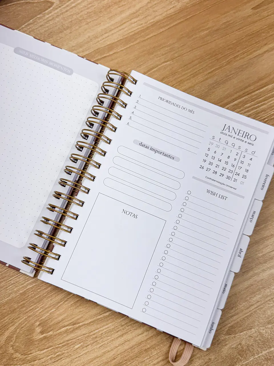 Arquivo Planner A5 Neutro 2026 15