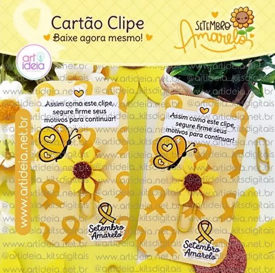 Arquivo Digital - Cartão Clipe Setembro Amarelo 1