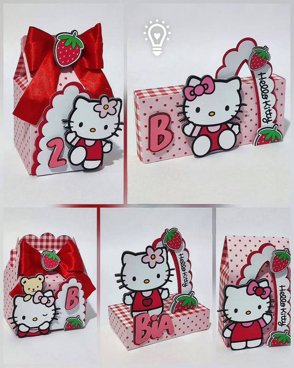 Kit Festa Pronta- Hello Kitty Vermelha 1