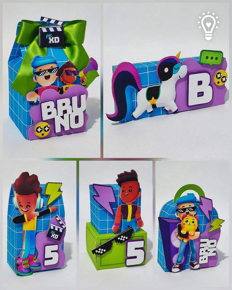 Arquivo de Corte Kit Festa PK XD 1