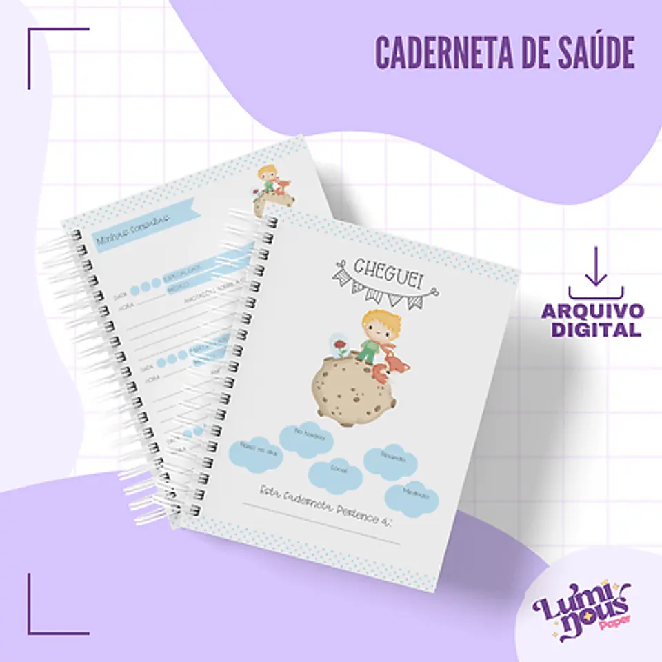 Arquivo Digital - Caderneta de Saúde Pequeno Príncipe (menino) 3