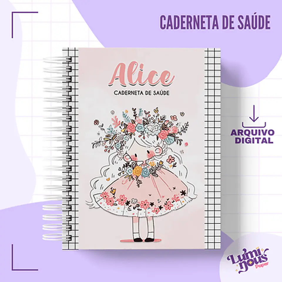 Arquivo Digital - Caderneta de Saúde Menininha (menina) 1