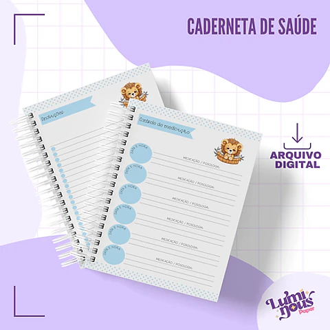 Arquivo Digital - Caderneta de Saúde Leãozinho (menino)