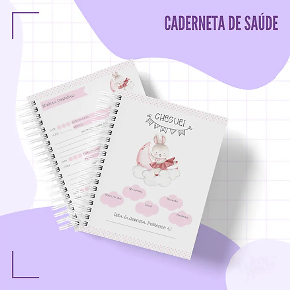 Arquivo Digital - Caderneta de Saúde Coelhinha Bailarina (menina) 2