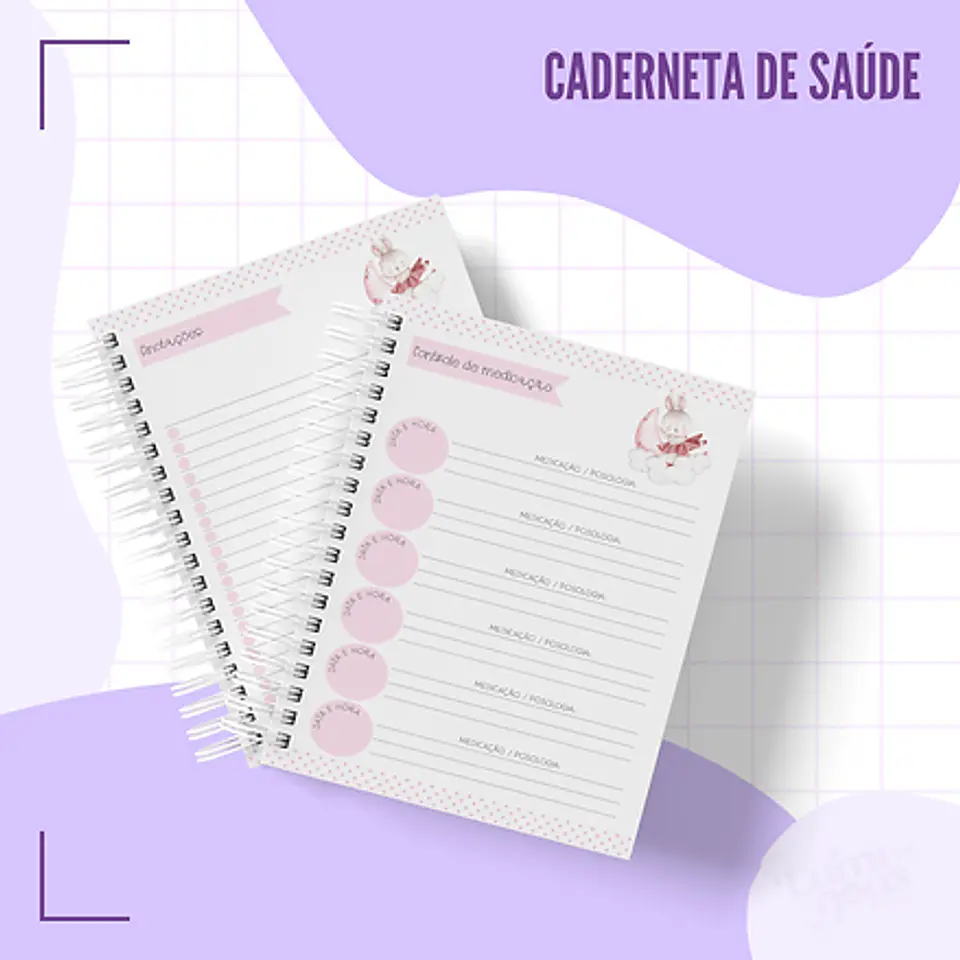 Arquivo Digital - Caderneta de Saúde Coelhinha Bailarina (menina) 3