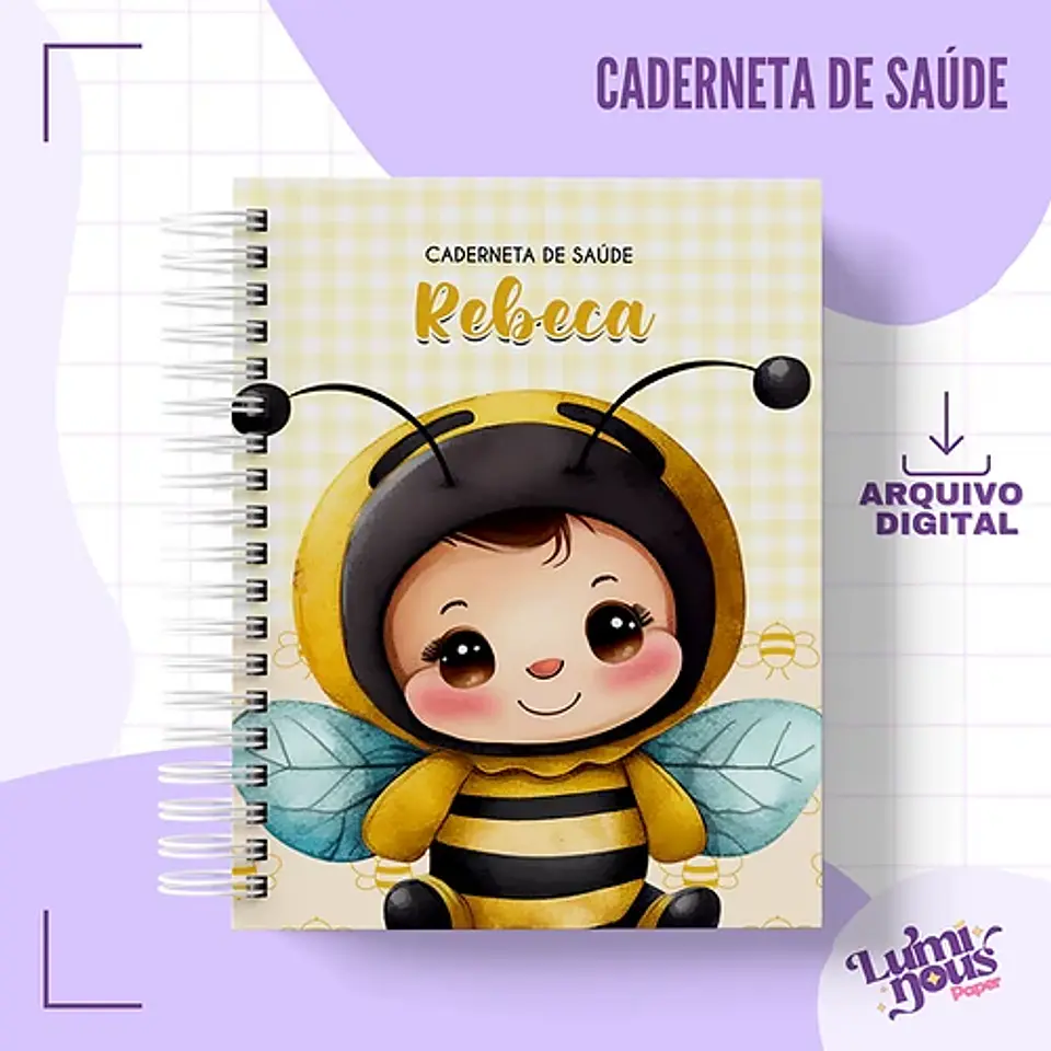 Arquivo Digital - Caderneta de Saúde Abelinha (menina) 1