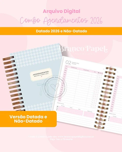 Arquivo de Corte Combo Agendamentos 2026