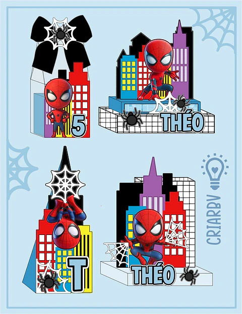 Arquivo de Corte Cenarismo - Homem Aranha Cute