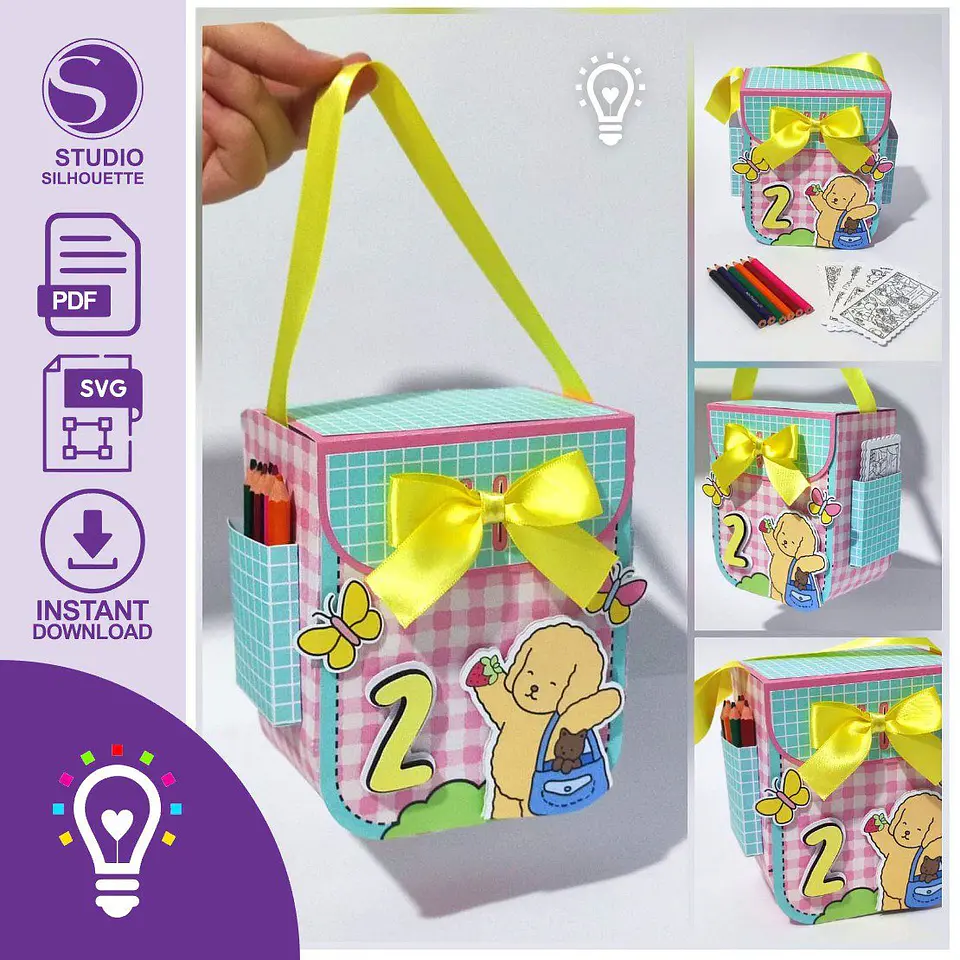 Arquivo de Corte - Maleta Bobbie Goods Menina 1