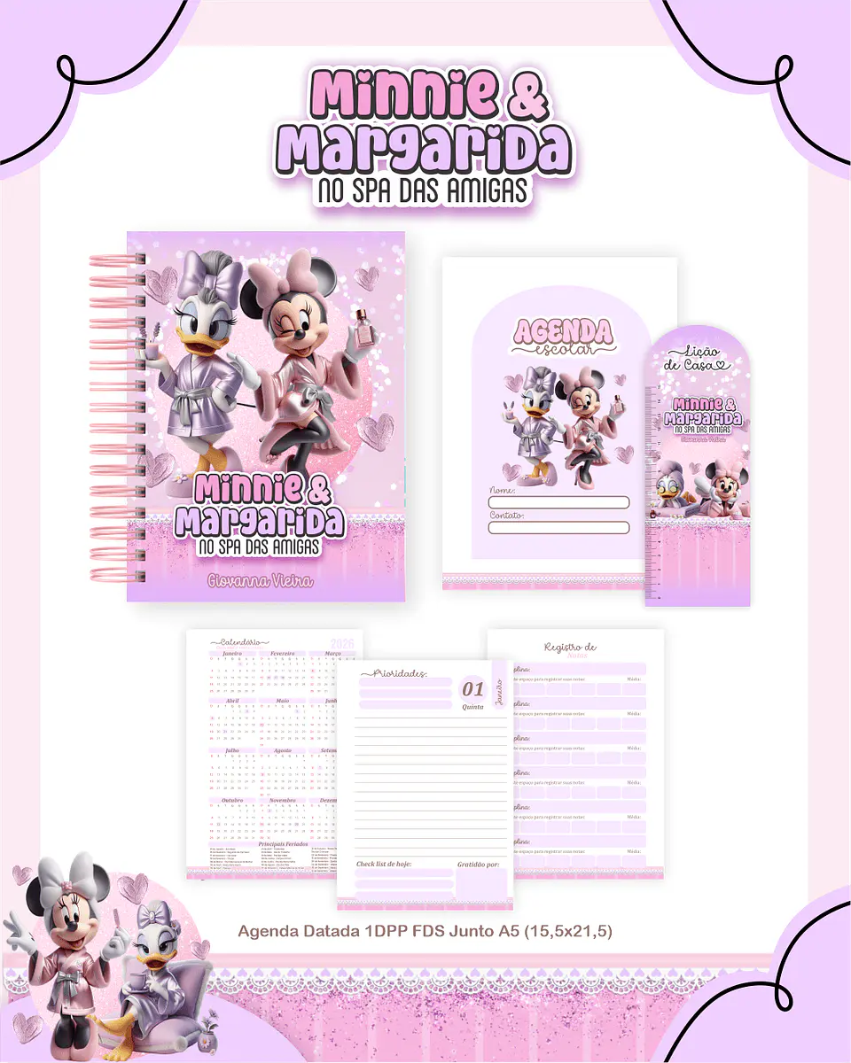 Arquivo Digital Minnie e Margarida Escolar 2026 3
