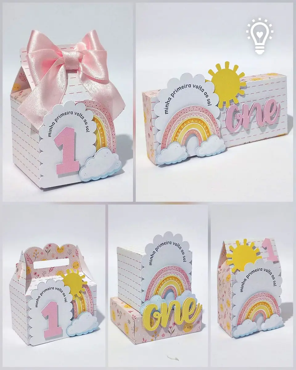 Arquivo de Corte Kits Festas Primeira Volta ao Sol Menina 1