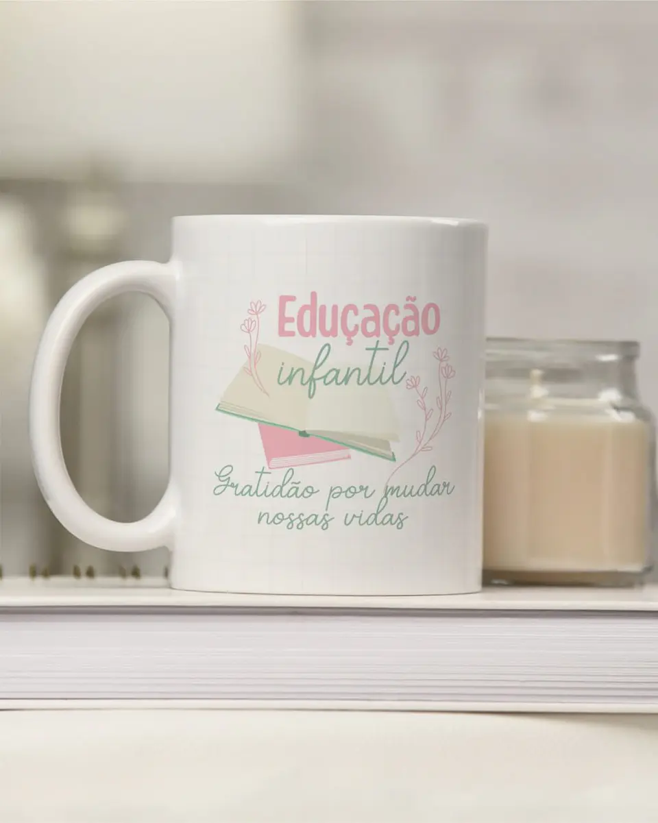 Arquivo Digital Pacote de Artes Canecas Professores 6