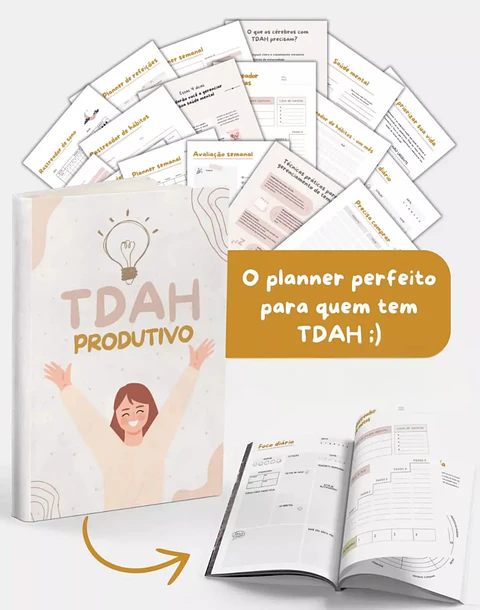 Arquivo Digital Planner TDAH Produtivo