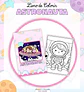 Arquivo Livro de Colorir Astronauta Menina - Thumbnail 1