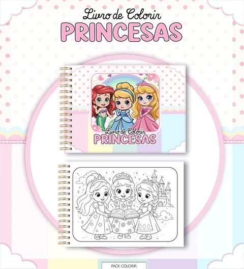 Arquivo Livro de Colorir Princesas