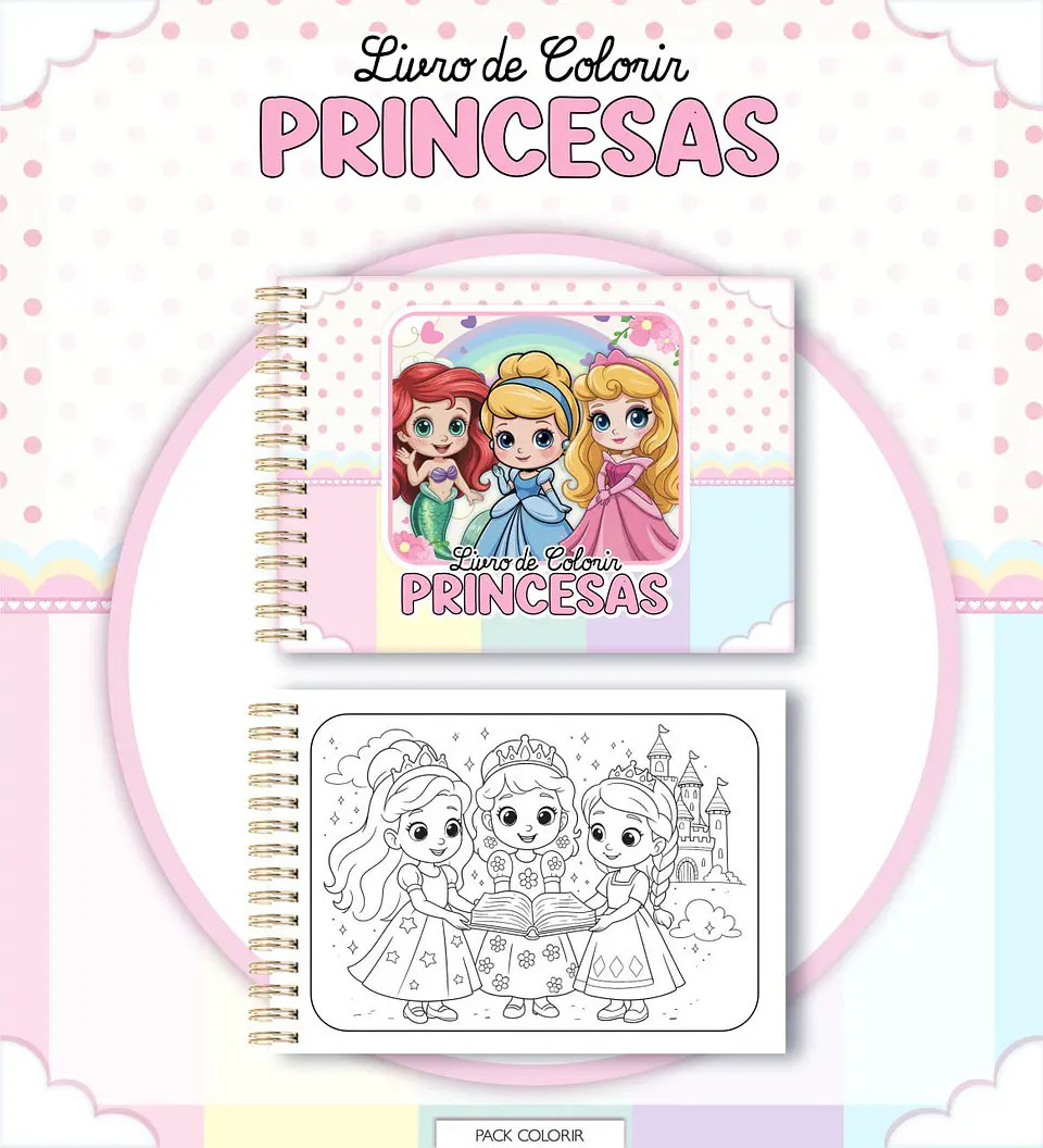 Arquivo Livro de Colorir Princesas 1