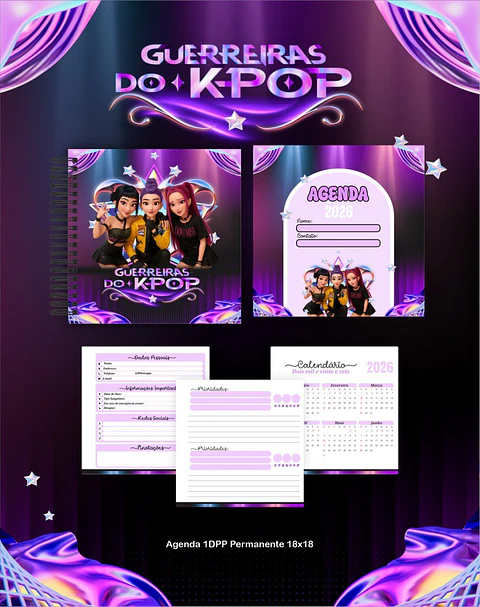 Arquivo BOX Guerreiras do K-Pop – Escolar 2026
