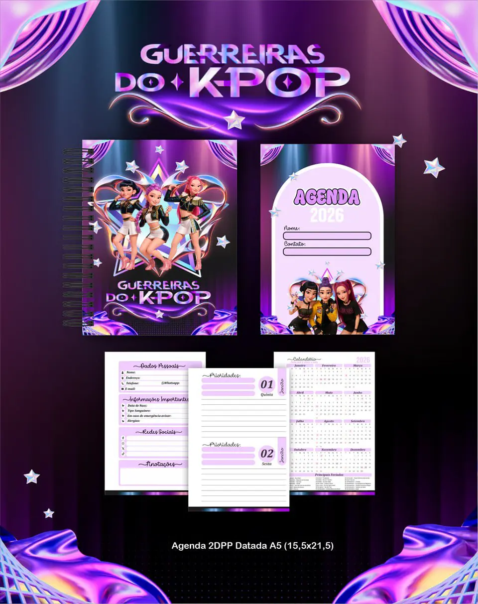 Arquivo BOX Guerreiras do K-Pop – Escolar 2026 5