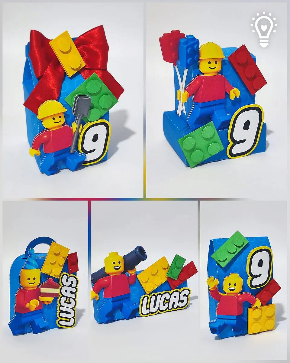 Arquivo de Corte Kit Festa Lego 1