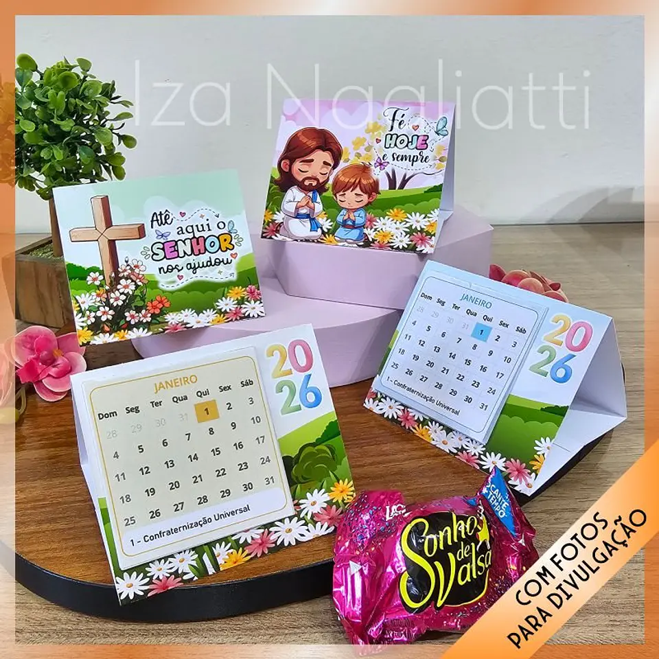 Arquivo Mini Calendário de Mesa Religioso 2026 1