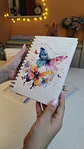 Arquivo Caderno A5 Wire-o Borboletas - Thumbnail 6