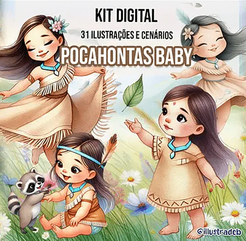 Kit Digital - Pocahontas Baby