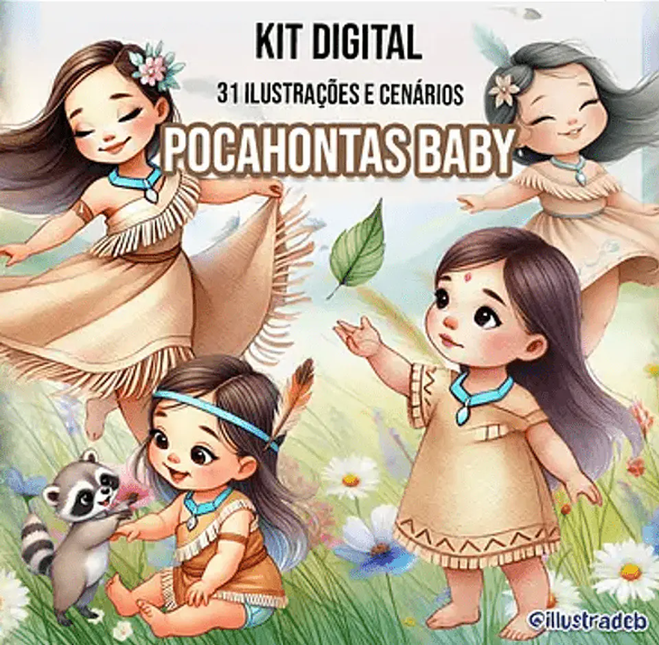 Kit Digital - Pocahontas Baby 1