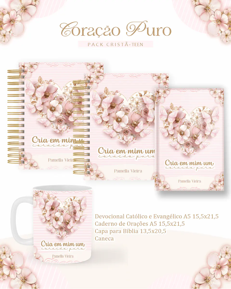 Arquivo Digital Pack Cristã Coração Puro 1
