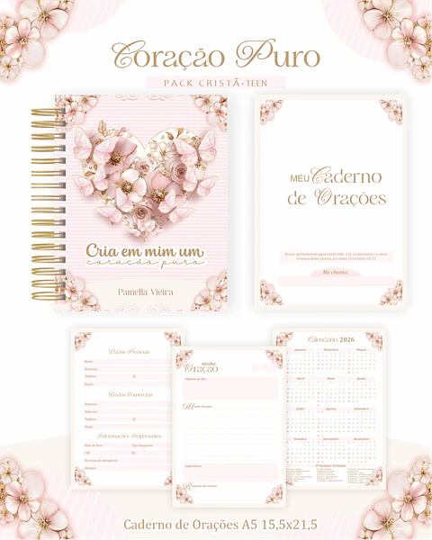 Arquivo Digital Pack Cristã Coração Puro