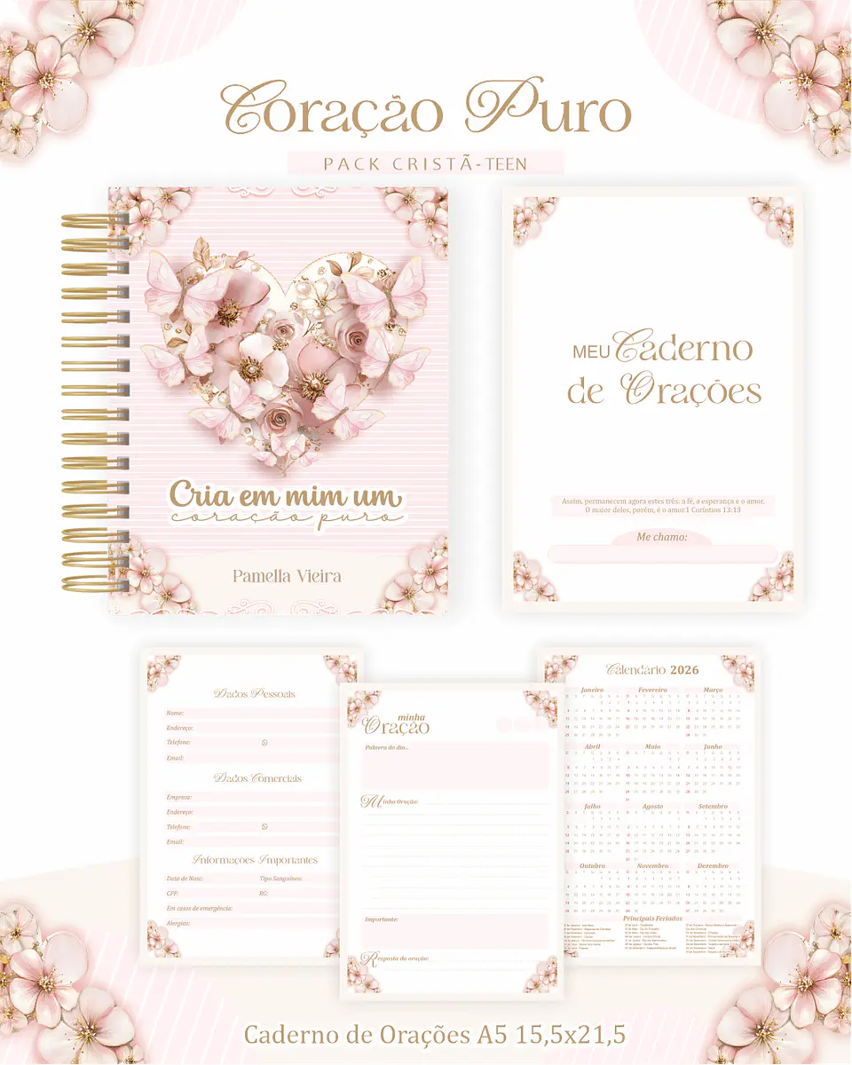 Arquivo Digital Pack Cristã Coração Puro 2